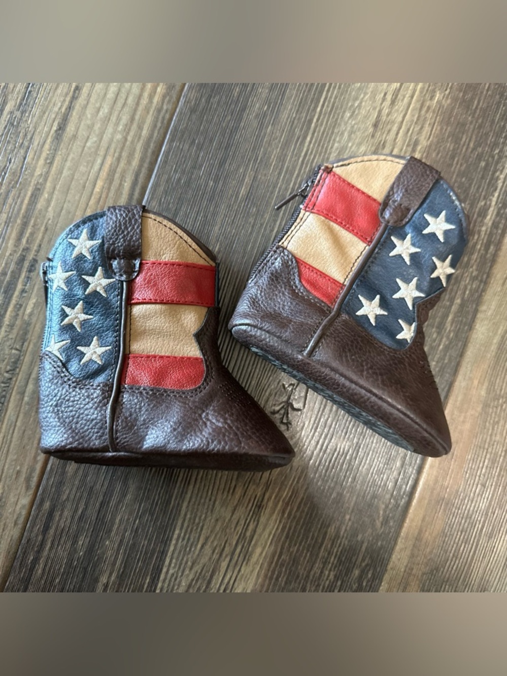 Durango baby 6-12 mo American Flag 🇺🇸 soft cowboy boots